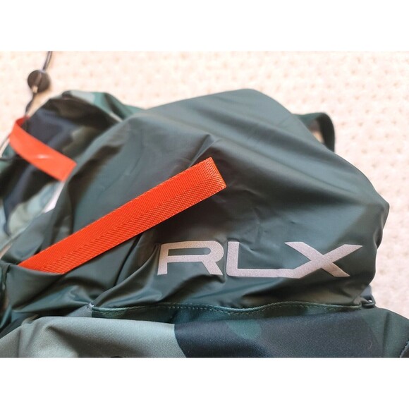 NWT RLX Ralph Lauren Water Repellent Packable Green Camo Full Zip Vest $188, M - Picture 9 of 9